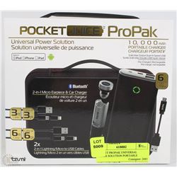 POCKET PROPAK UNIVERSAL POWER SOLUTION PORTABLE