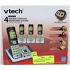 Image 1 : V-TECH 4 HANDSET CORDLESS ANSWERING SYSTEM