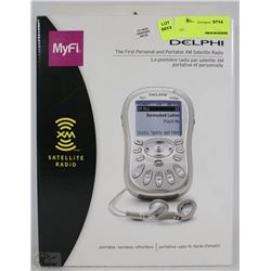 DELPHI PORTABLE XM SATELLITE RADIO PLAYER