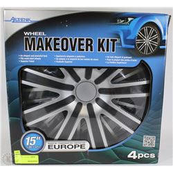 NEW 4PC 15" WHEEL MAKEOVER KIT