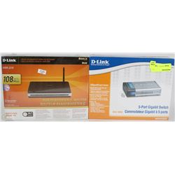 NEW D-LINK 5-PORT GIGABIT SWITCH SOLD WITH