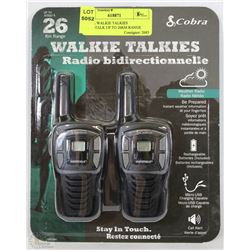 COBRA WALKIE TALKIES MICROTALK UP TO 26KM RANGE