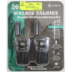 COBRA WALKIE TALKIES MICROTALK UP TO 26KM RANGE