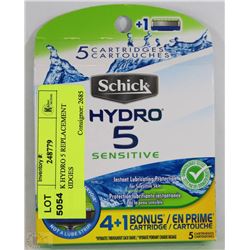 SCHICK HYDRO 5 REPLACEMENT CARTRIDGES