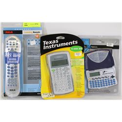 BUNDLE OF UNIVERSAL RCA REMOTE, TEXAS INSTRUMENTS