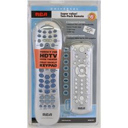 NEW RCA UNIVERSAL SUPER VALUE 2 PACK REMOTE