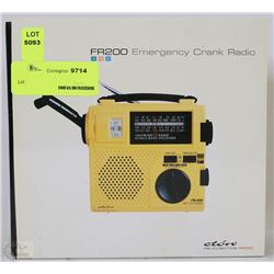 NEW EMERGENCY CRANK RADIO