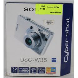 NEW 7.2 MEGA PIXEL SONY CYBER-SHOT CAMERA