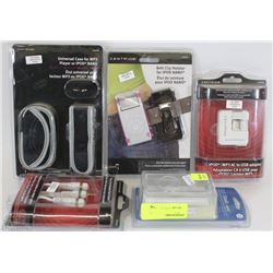 LOT OF CRYSTAL CLEAR CASE FOR IPOD NANO, 2