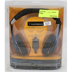 NEW PLANTRONICS MULTIMEDIA HEADSET