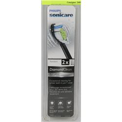 PHILIPS SONICARE 2PK DIAMOND CLEAN BLACK EDITION
