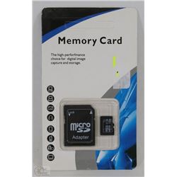 NEW 32GB MICRO SD CARD WITH ADAPTOR