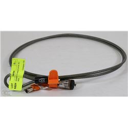KENSINGTON PC CABLE LOCK W/2 KEYS (LOCK