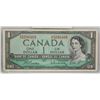 Image 1 : AA) 1954 CANADIAN $1.00 BILL