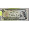 Image 1 : J) CANADIAN 1973 $1.00 BILL