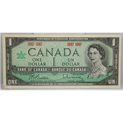 Z) 1867-1967 CANADIAN CENTENNIAL $1.00 BILL