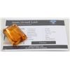 Image 1 : 63) CITRINE 87.30CT WITH COA - HEATED