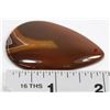 Image 1 : 70) BROWN TEAR DROP AGATE PENDANT 94CT