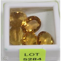 96) LAB CREATED CITRINE 5PCS 43CT