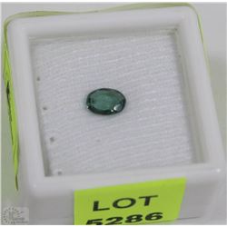 84) NATURAL GREEN TOURMALINE 1.1CT HIGH QUALITY
