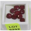 Image 1 : 83) NATURAL RED RUBY 9PCS TOTAL 9CT