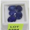 Image 1 : 114) NATURAL BLUE SAPPHIRE 5PCS 17.5CT