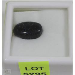 143) NATURAL BLACK MOONSTONE 7.5CT GOLD FLAKES