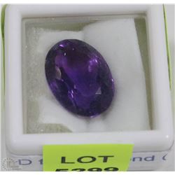 81) NATURAL AMETHYST 12.7CT LAB CERTIFIED