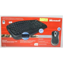 NEW MICROSOFT WIRELESS OPTICAL DESKTOP 1000