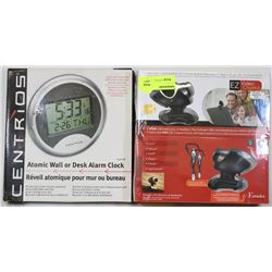 LOT WITH EZ VIDEO CHAT KIT, AND DESK ALARM CLOCK