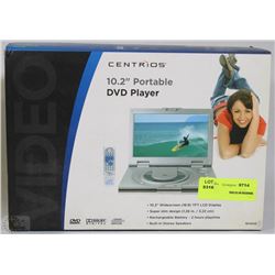 NEW CENTRIOS 10.2" PORTABLE DVD PLAYER