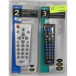 LOT OF 2 UNIVERSAL REMOTES