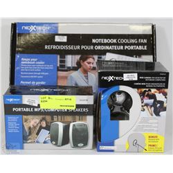 LOT WITH COMPUTER SPEAKERS, WEB CAM, AND