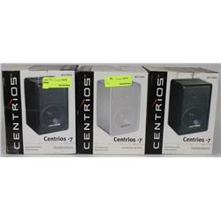 LOT OF 3 CENTRIOS -7 SPEAKERS