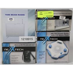 LOT OF 4 RADIOS