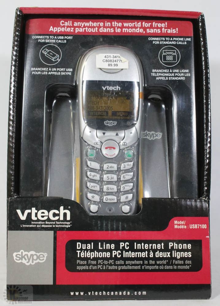 VTECH DUAL LINE PC INTERNET PHONE