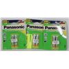 Image 1 : 3 PACKS OF AAA PANASONIC RECHARGEABLE BATTERIES