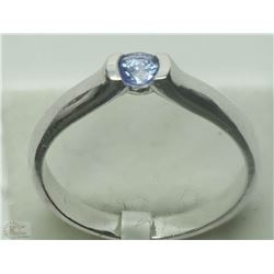 #5-STERLING SILVER TANZANITE RING