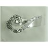 Image 1 : #25-STERLING SILVER CUBIC ZIRCONIA RING