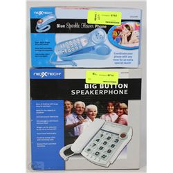 LOT WITH BLUE SPARKLE FLOWER PHONE,