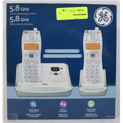 GE 5.8 GHZ DIGITAL ANSWERING SYSTEM