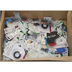 BOX OF ASSORTED ELECTRONIC PARTS
