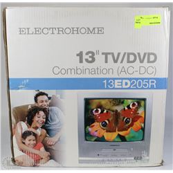 ELECTROHOME 13" TV/DVD COMBINATION