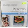 Image 1 : ELECTROHOME 13" TV/DVD COMBINATION
