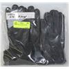 Image 1 : 2PK LADIES LEATHER GLOVES SMALL