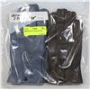Image 1 : 2PK LADIES LEATHER GLOVES LARGE