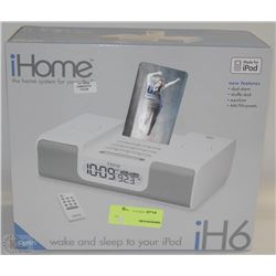 iHOME IPOD DOCK ALARM CLOCK