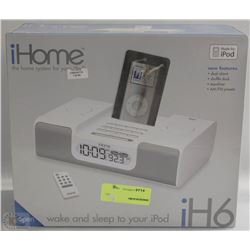 iHOME IPOD DOCK ALARM CLOCK