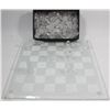 Image 1 : GLASS TABLETOP CHESS SET