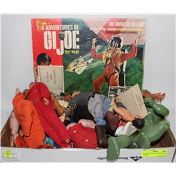LOT OF 1960'S GI-JOES AND ACTION FIGURES